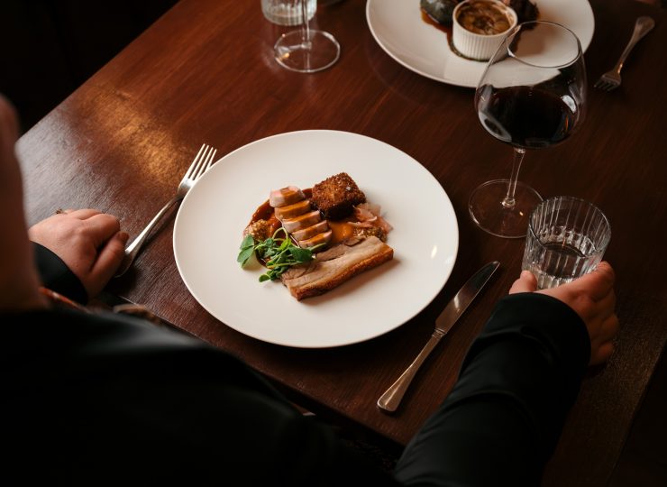 Beautiful dishes, prepared fresh