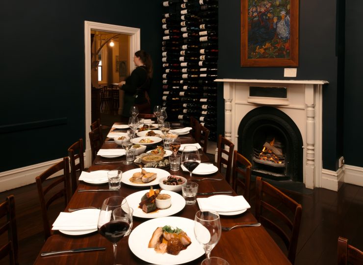 private dining in the Barossa valley